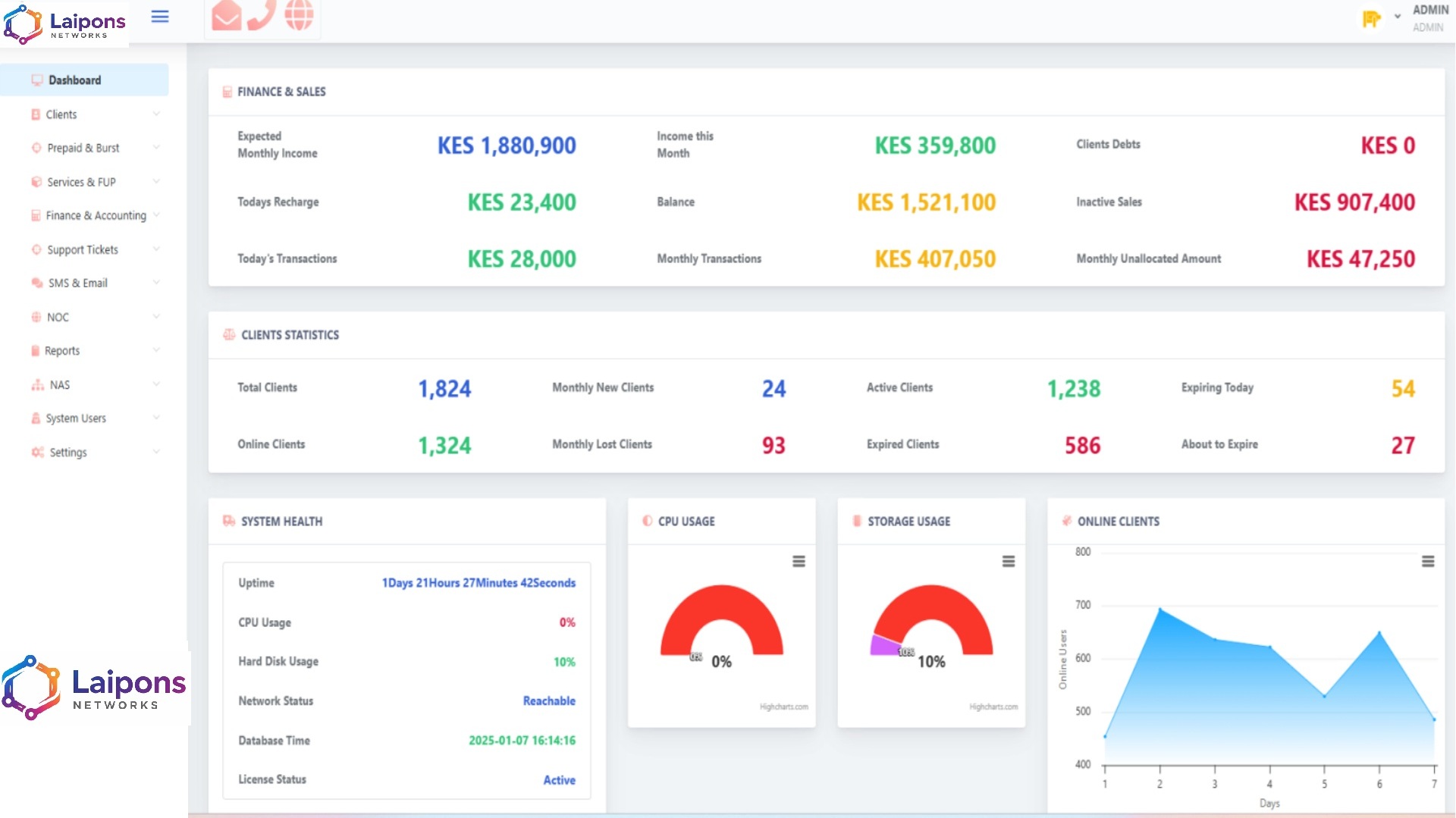 LaipNetAll in One ISP Billing